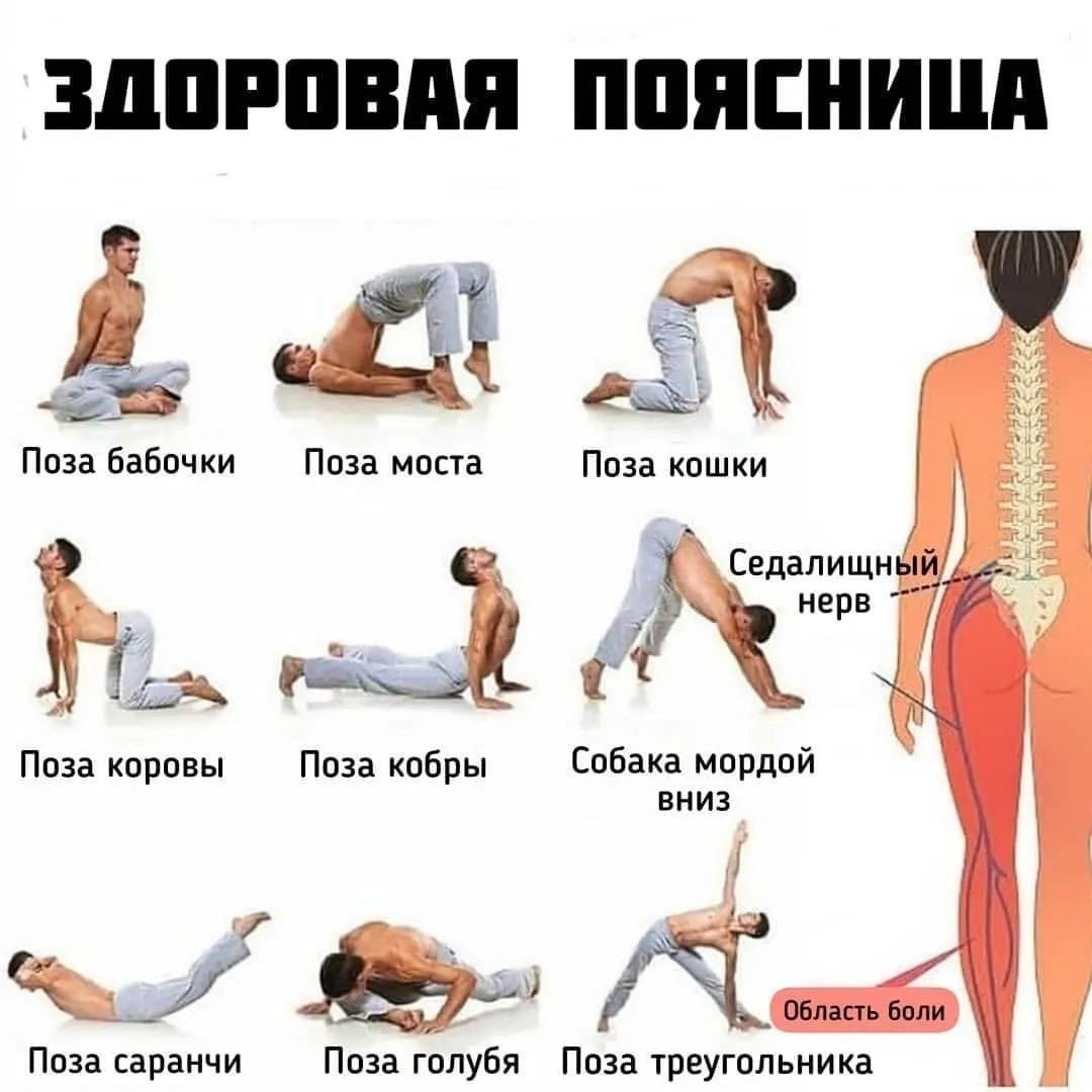 Упражнения для похудения спины