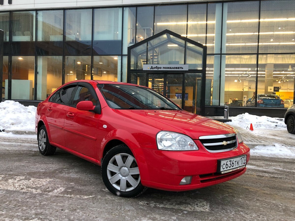 Chevrolet Lacetti 2007 красная
