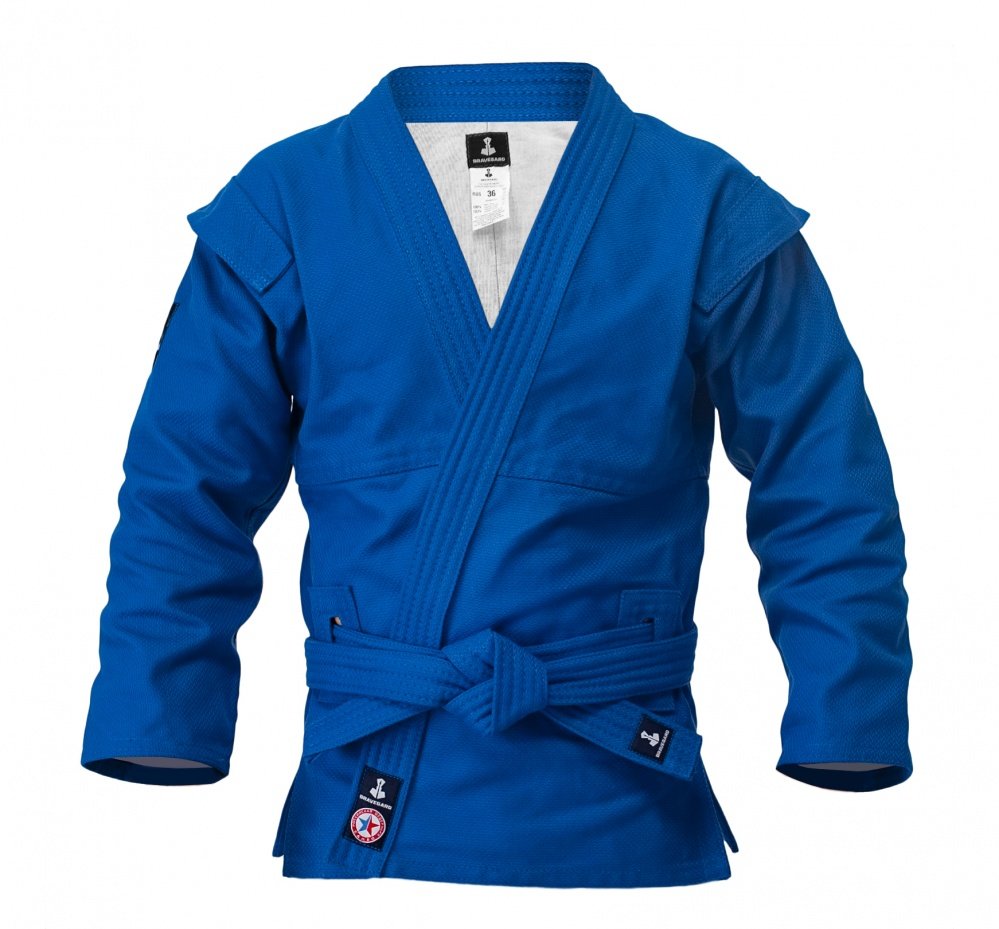 Куртка для самбо ФБСР BRAVEGARD Ascend синяя