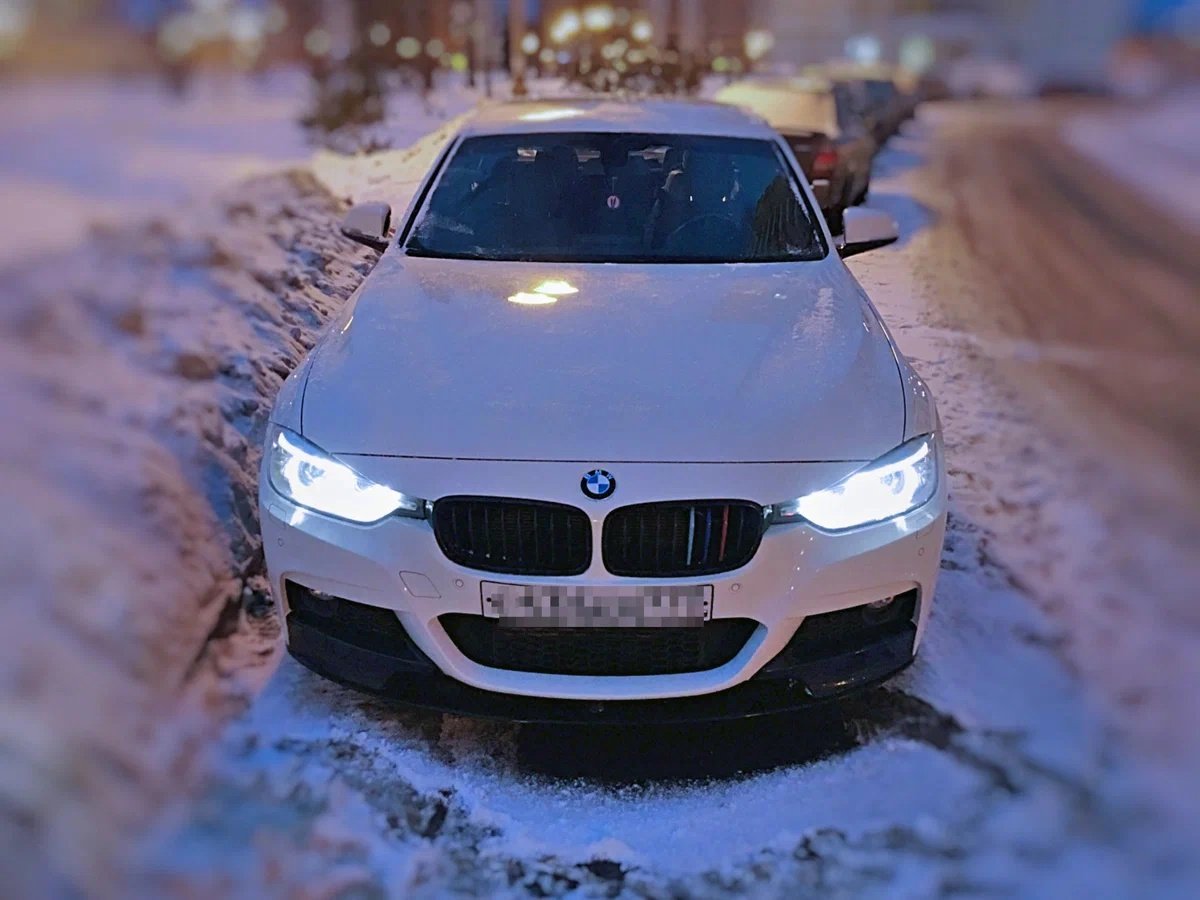 BMW m3 i320 зимой