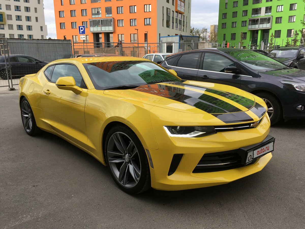Chevrolet Camaro 2020 желтый