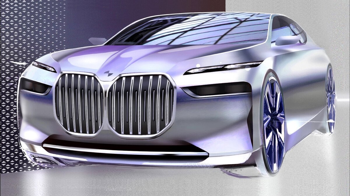 2023 BMW 7 Series XDRIVE 60 чертеж