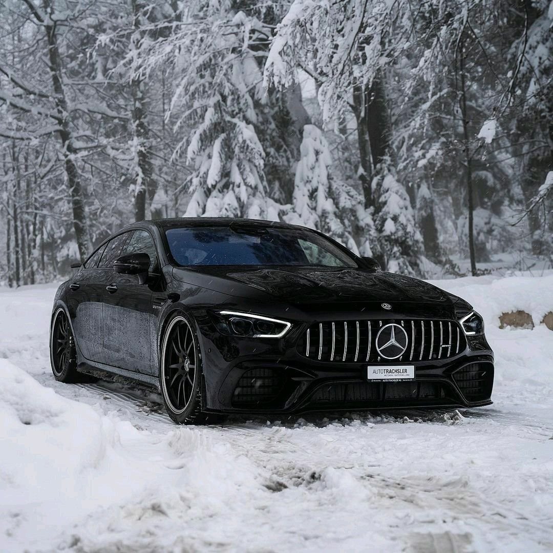 AMG gt Snow Winter