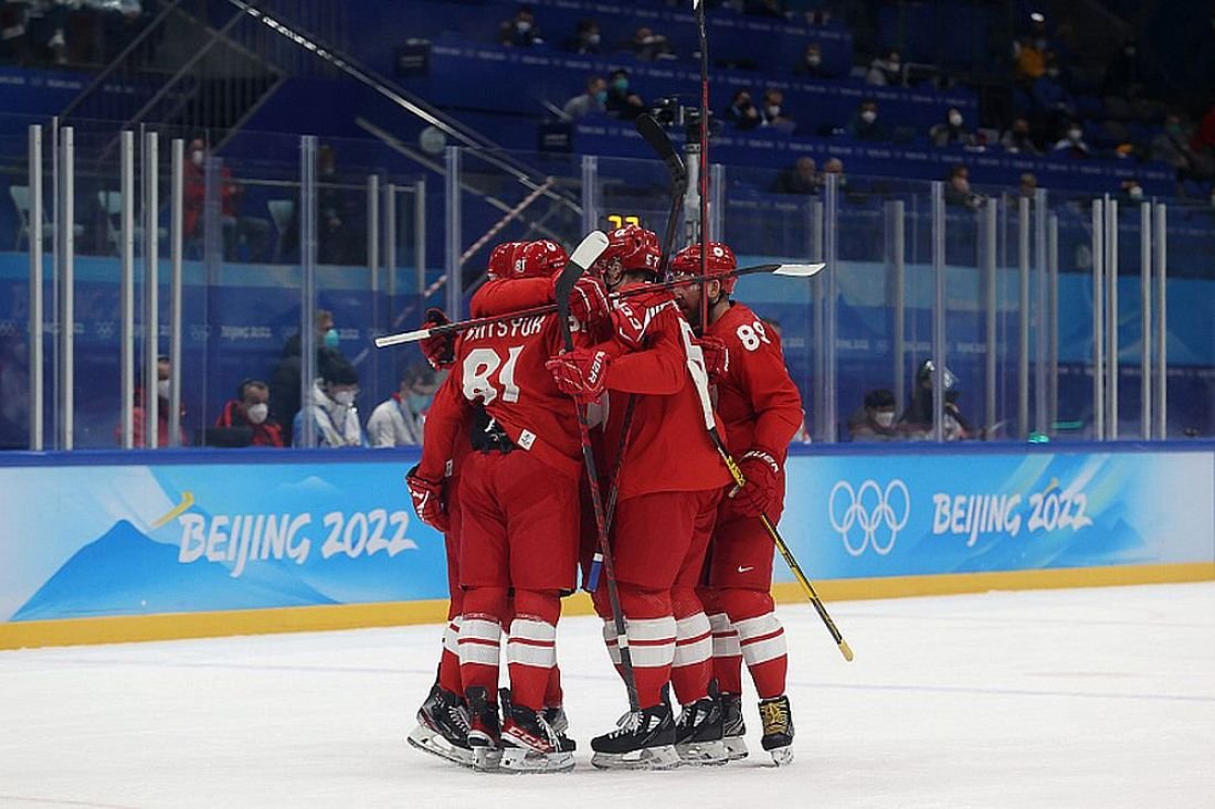 Российская хоккейная сборная на Олимпиаде