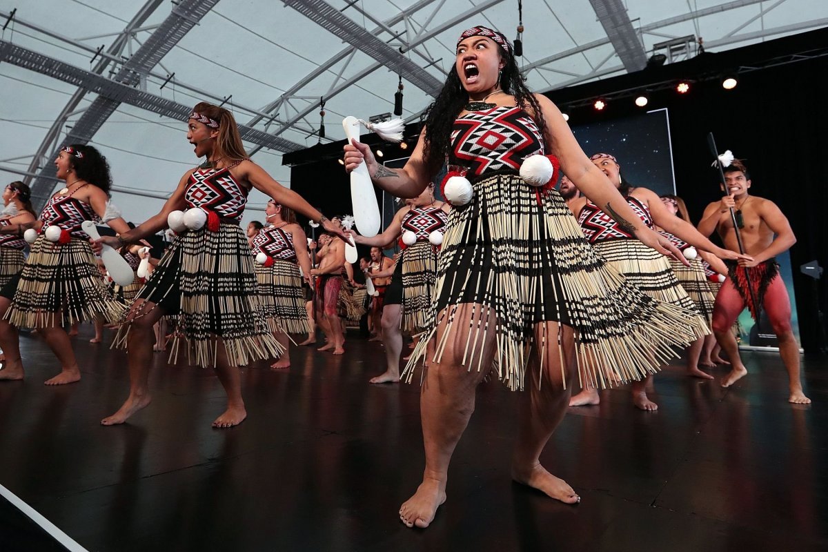 Танец хака в новой Зеландии