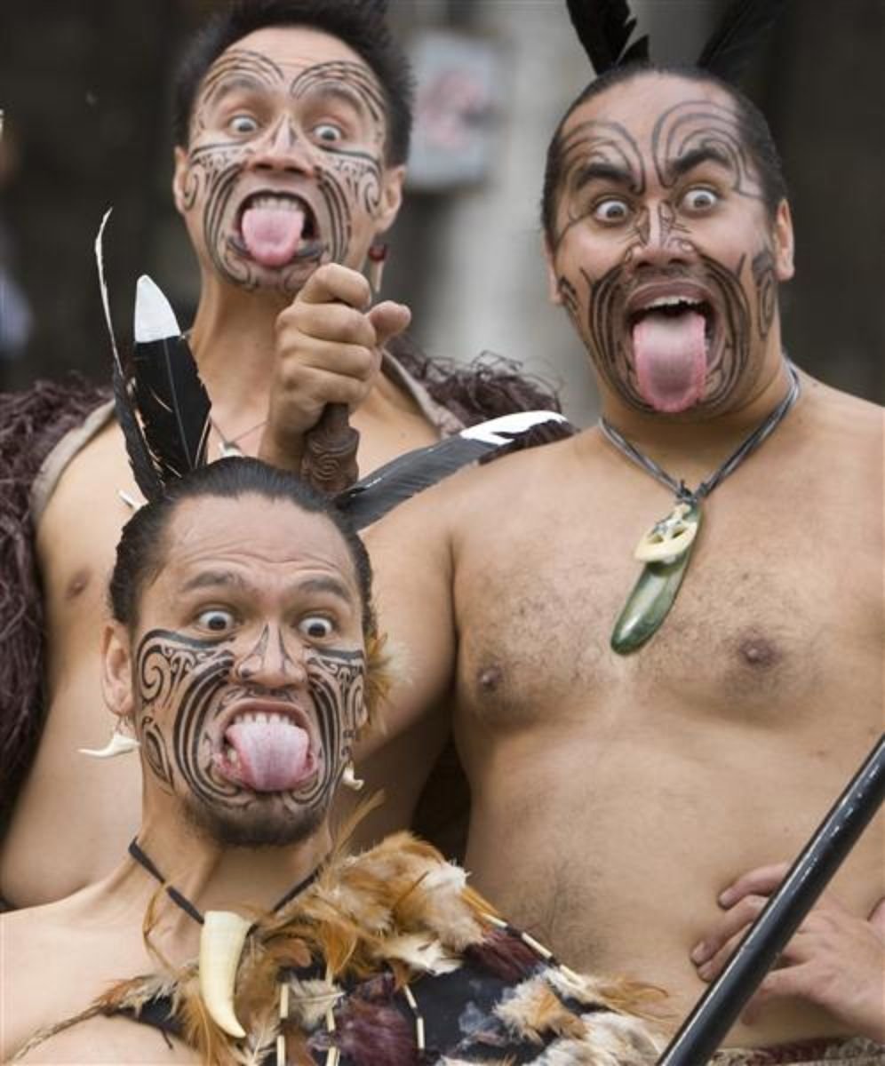 Маори танец хака