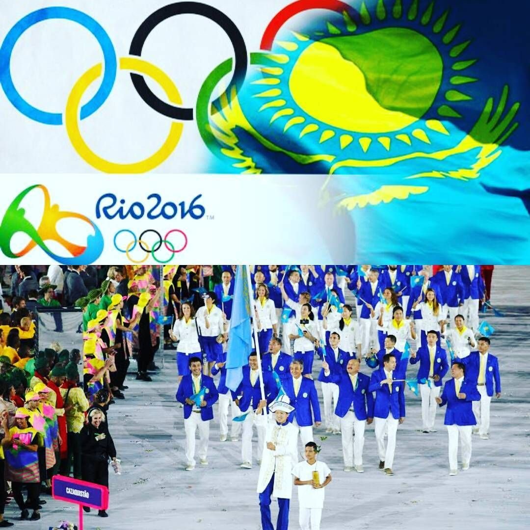 Олимпиада Казахстан коллаж