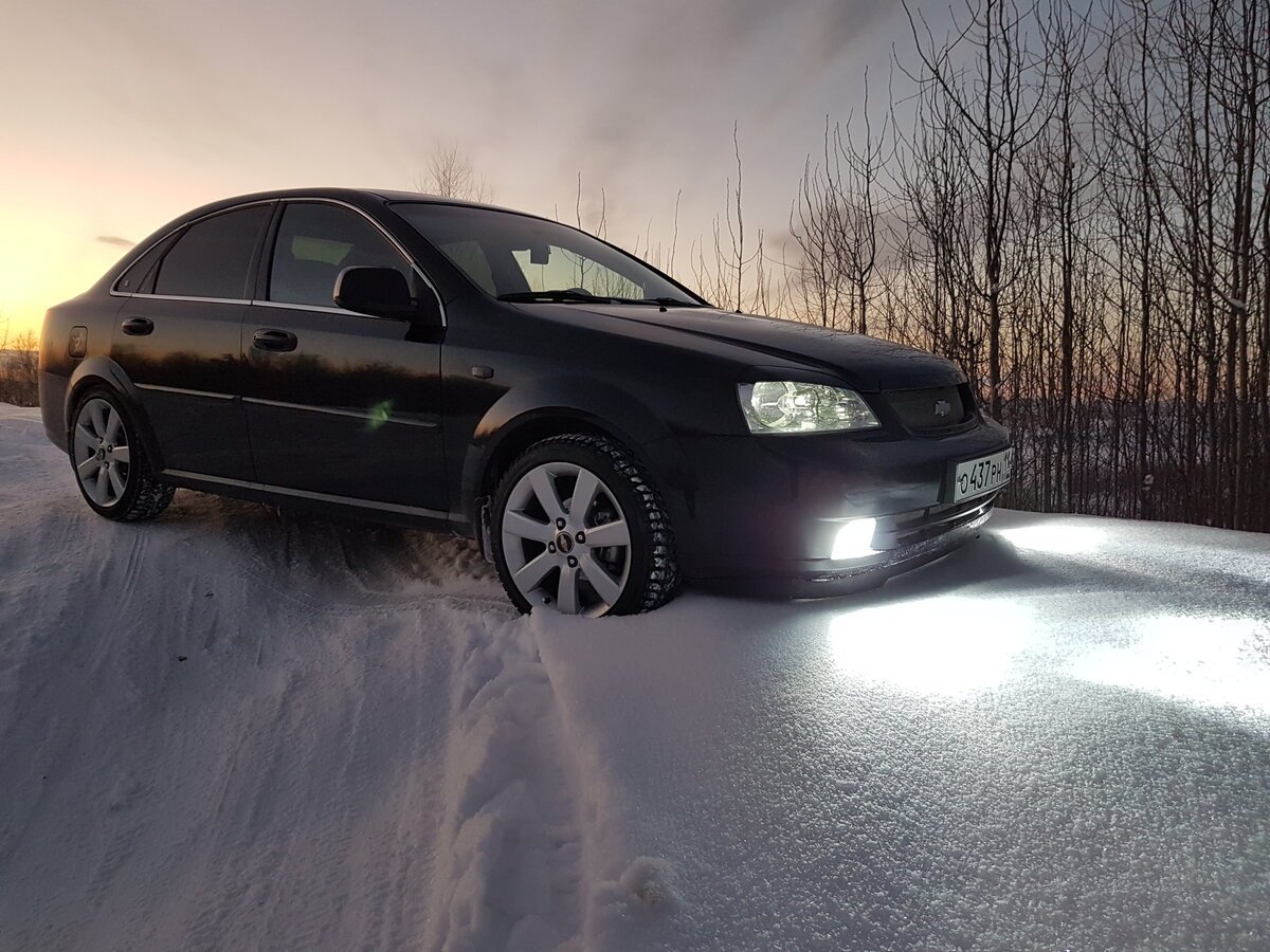 Chevrolet Lacetti седан зимой