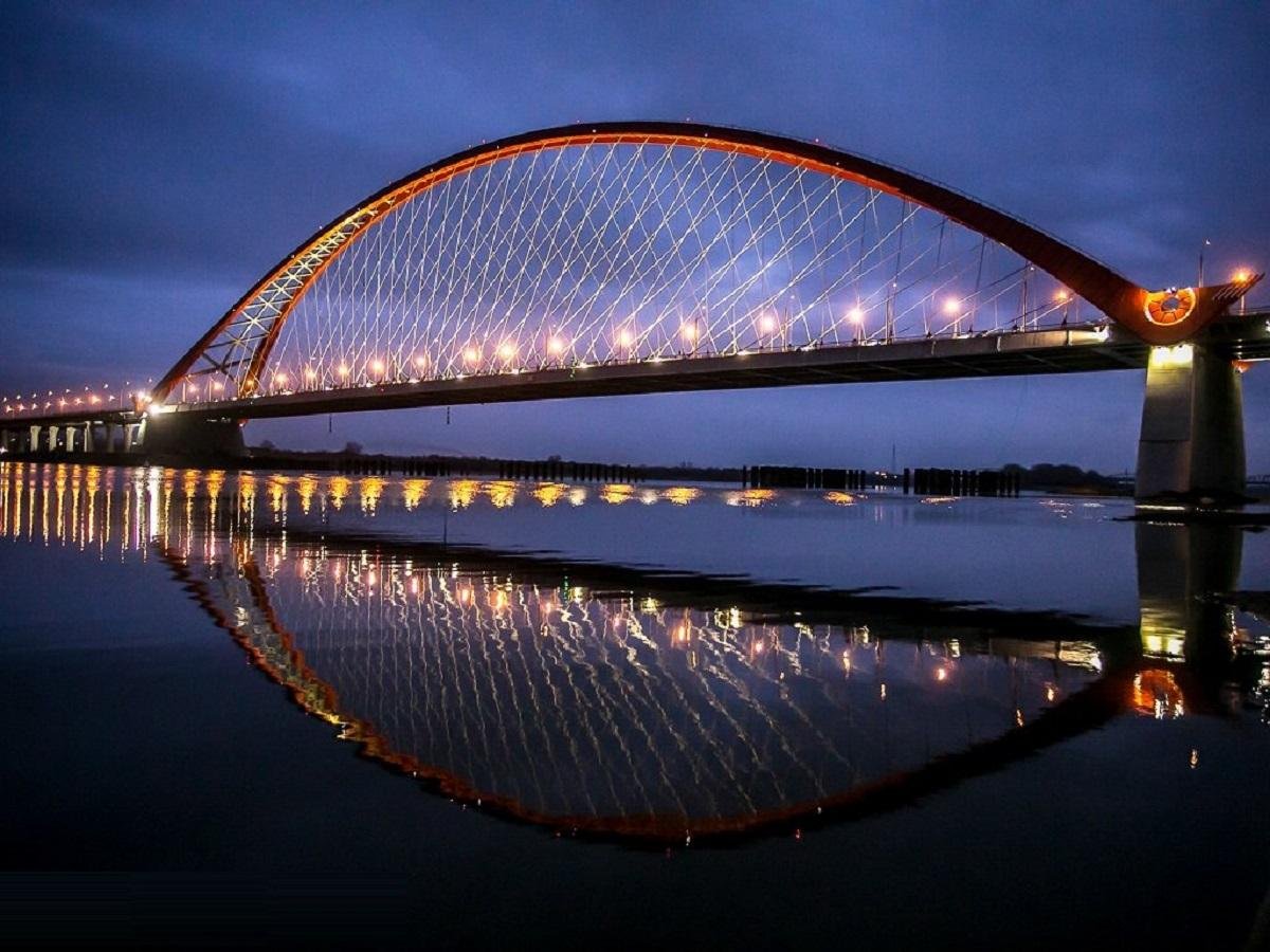 Достопримечательности Новосибирска Бугринский мост
