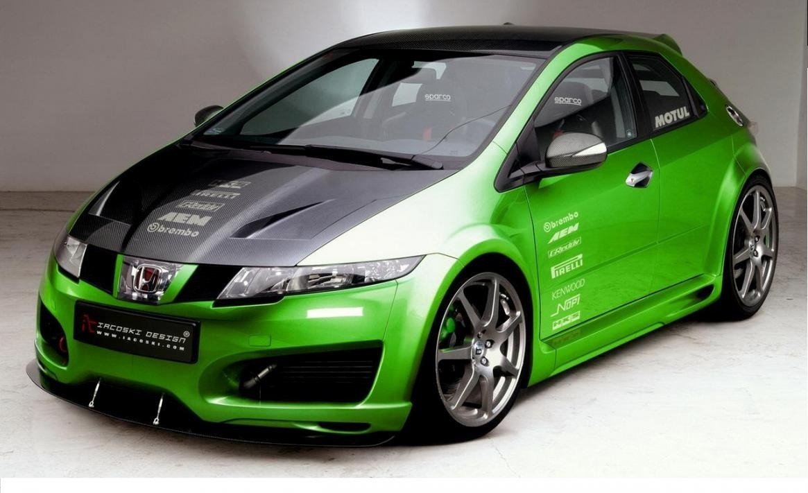 Honda Civic 5d лаймовый