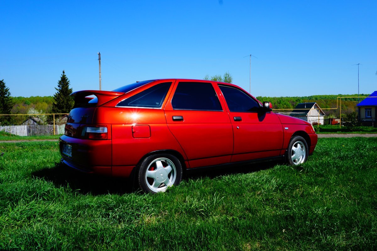 ВАЗ 2112 калифорнийский Мак орандживая