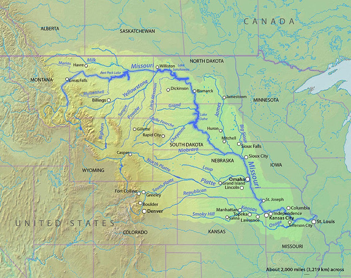 Крупные притоки реки миссисипи. Бассейн реки Миссури. Плато Миссури на карте Северной Америки. Река Миссури на карте. Река Миссури на карте Северной Америки.