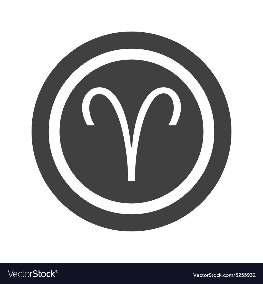 Знак овна в круге