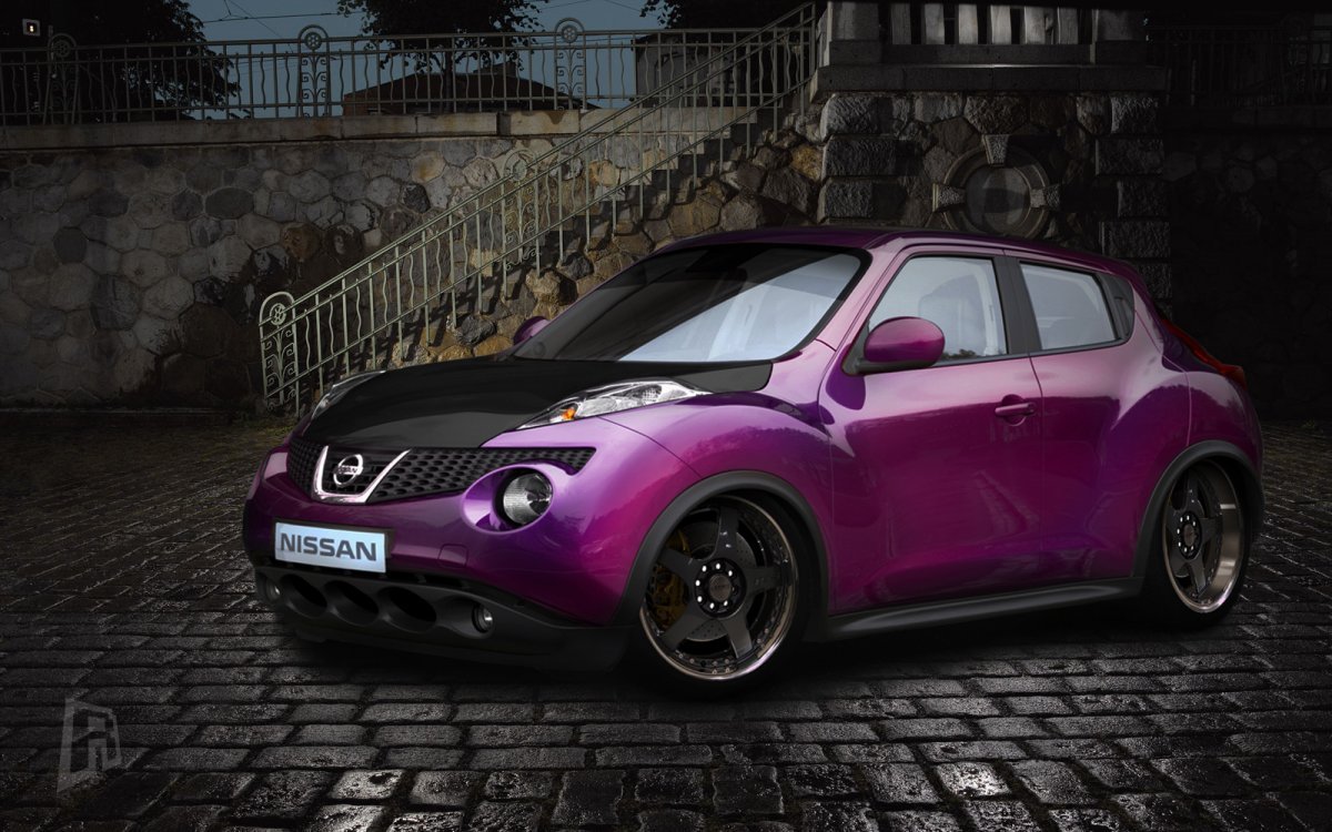 Nissan Juke фиолетовый