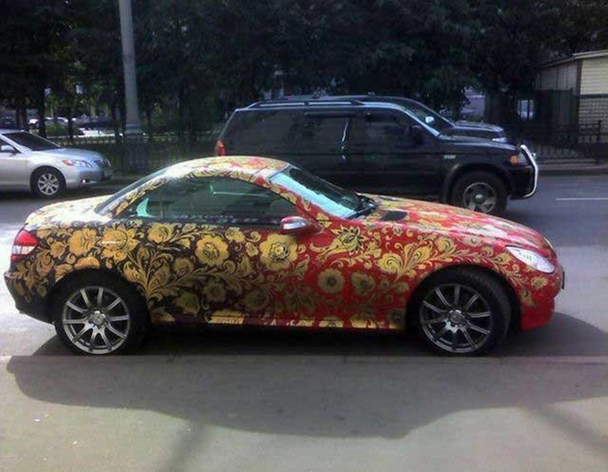Машина под хохлому