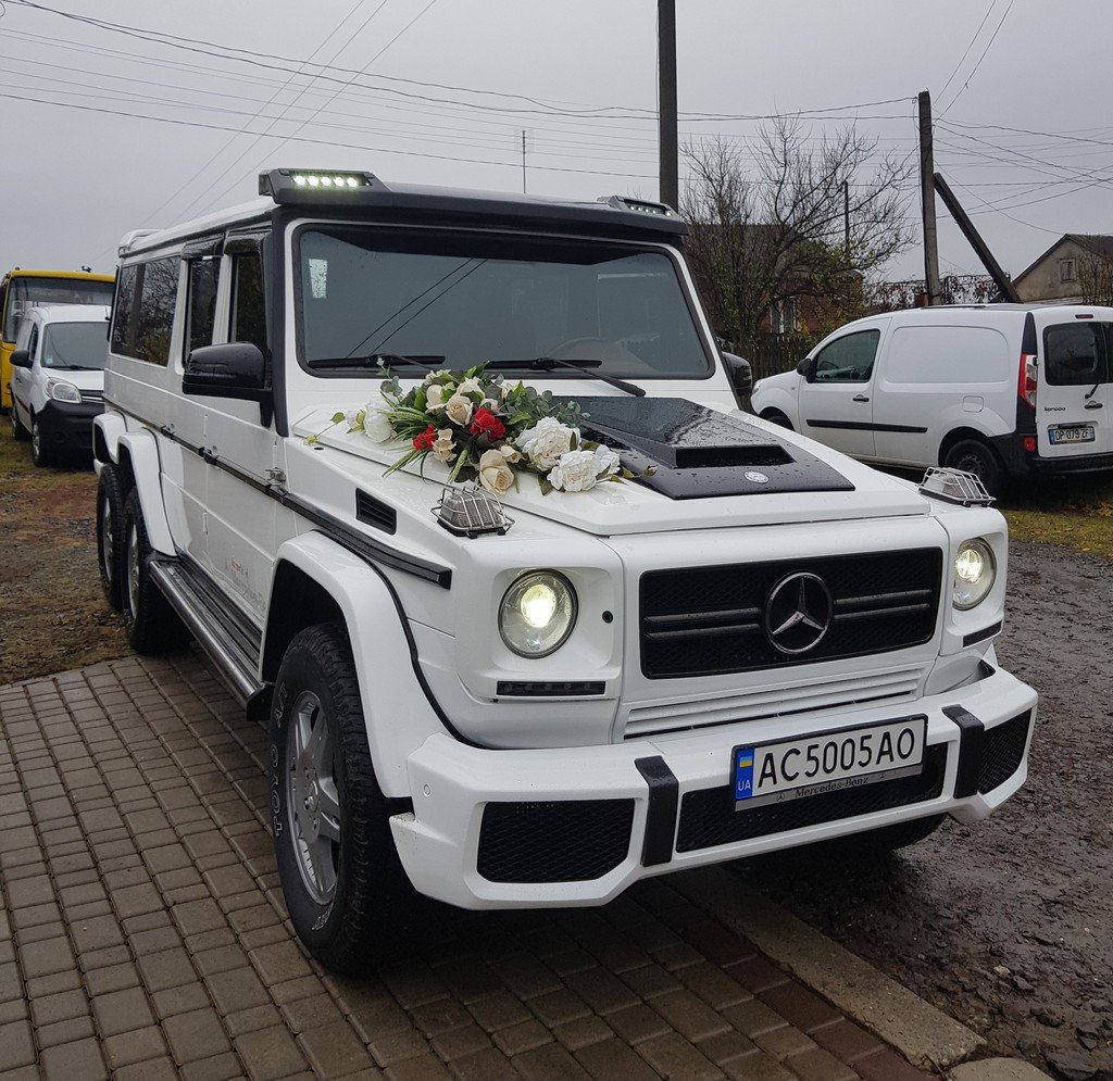 Свадебный кортеж Мерседес Гелендваген