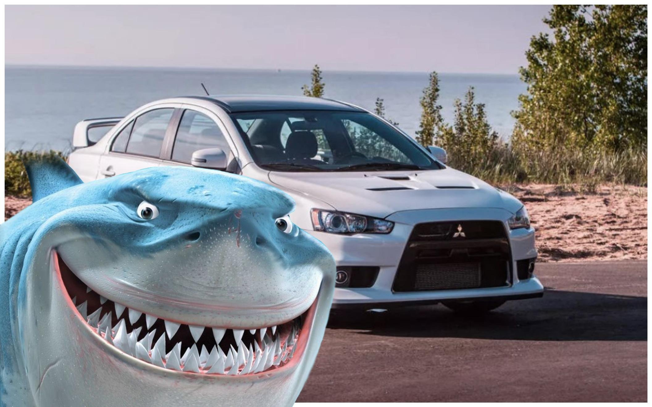 Тачки похожие. Акула машина. Митсубиси Лансер акула. Тойота акула 2002г. Машина похожая на акулу.