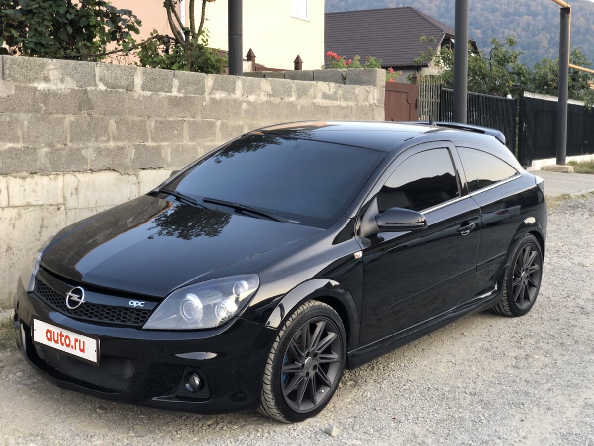Opel Astra h 2007 черная