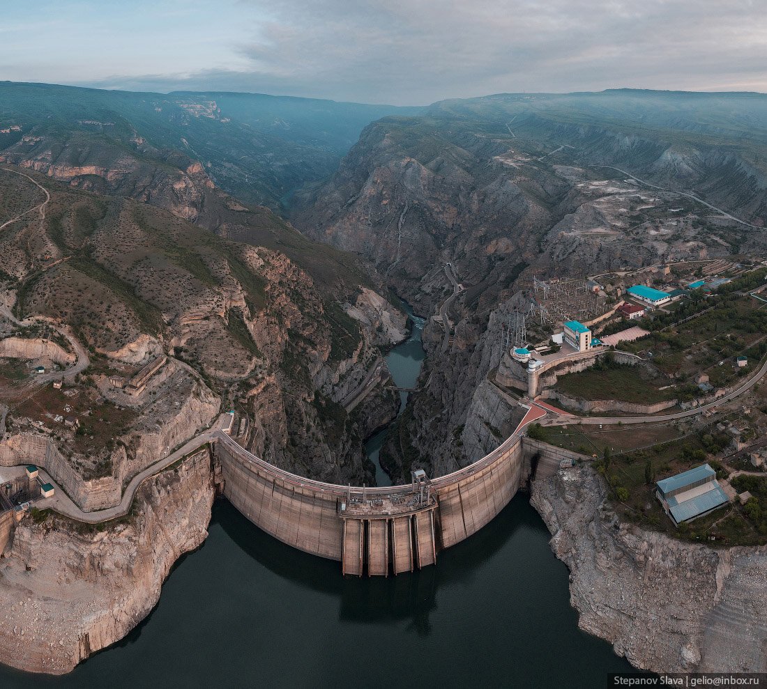 Чиркейская ГЭС Сулакский каньон