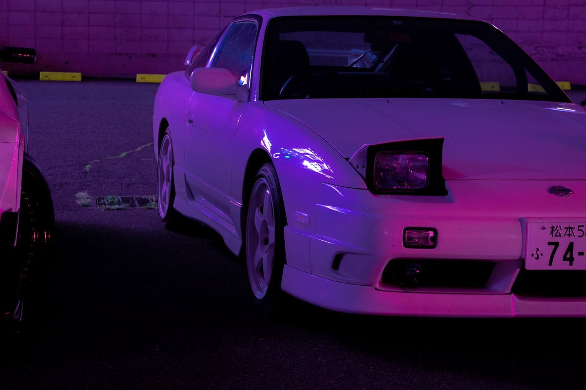 Nissan 180sx JDM фиолетовый