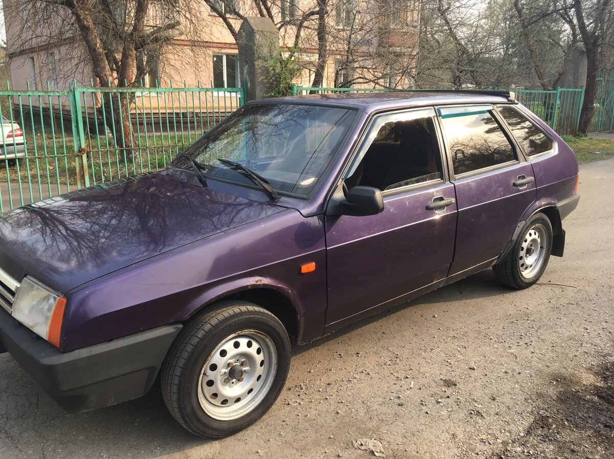 ВАЗ 2108 фиолетовый металлик