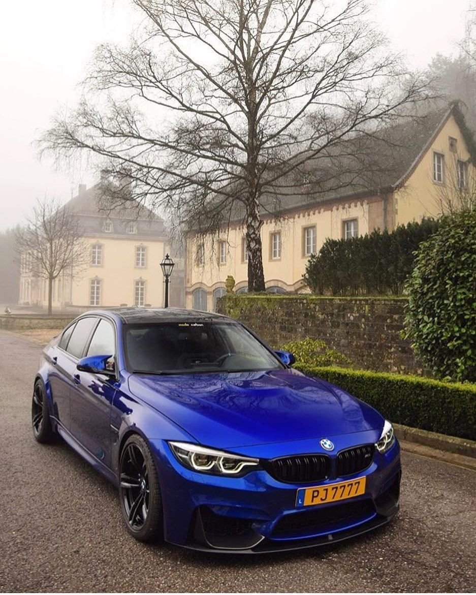 BMW m3 синяя