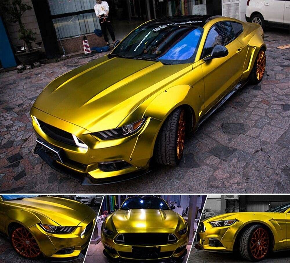 Satin Matte Chrome Metallic Vinyl Wrap