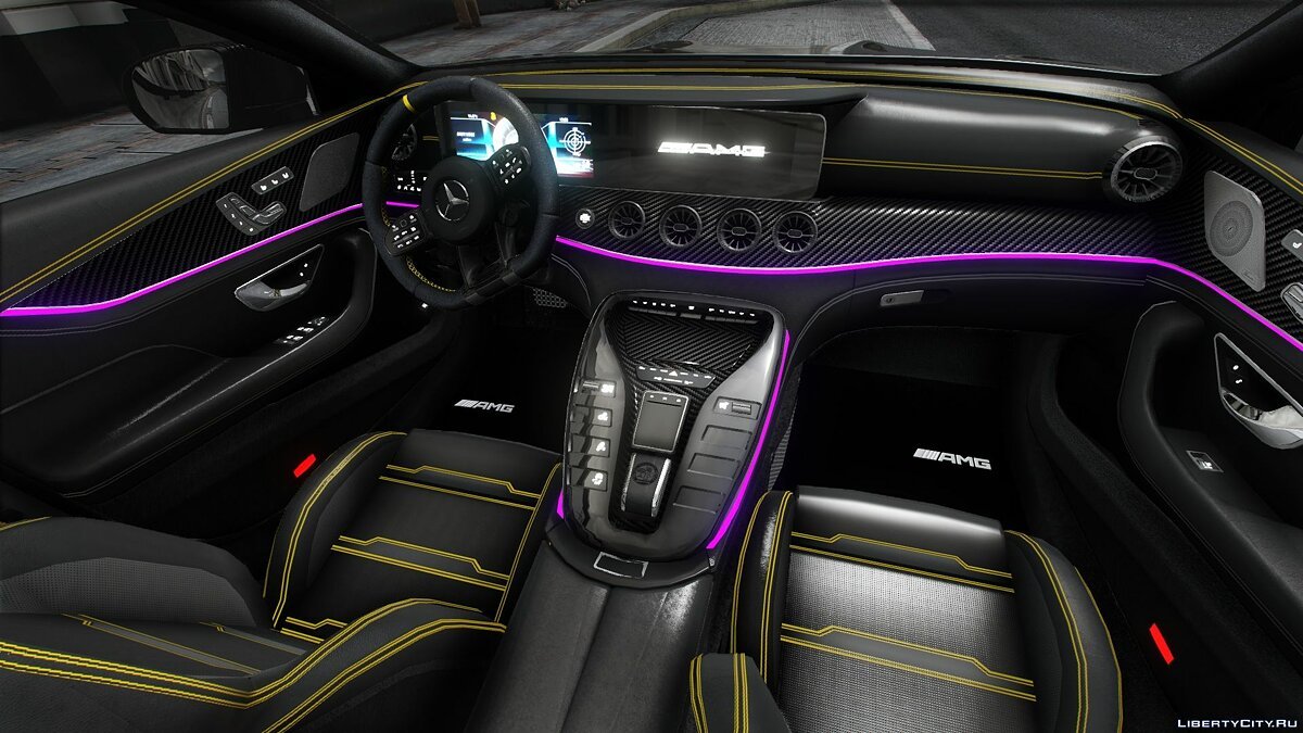 Mercedes AMG gt 63 s салон