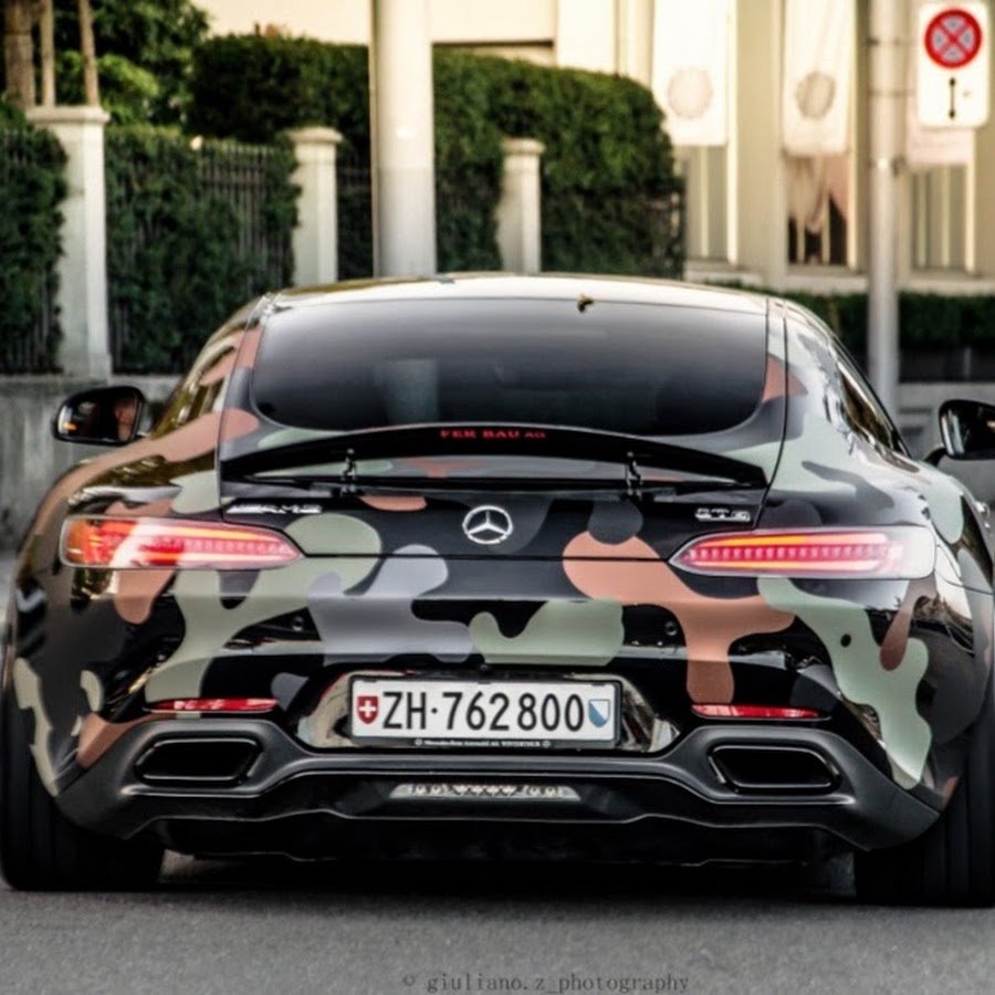 Mercedes AMG gt камуфляж