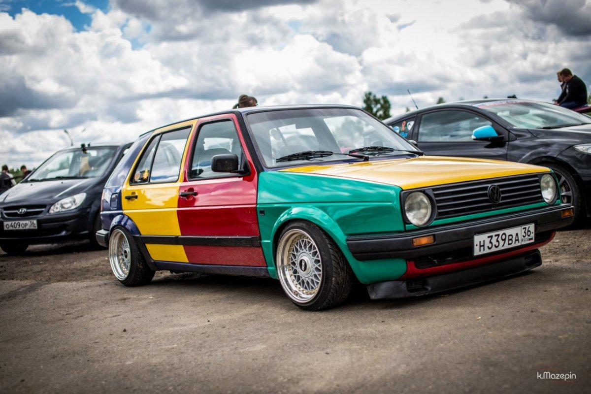 Volkswagen Golf mk2 Арлекино