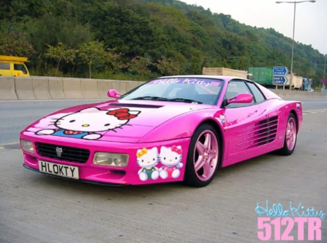Японские машины старые розовые