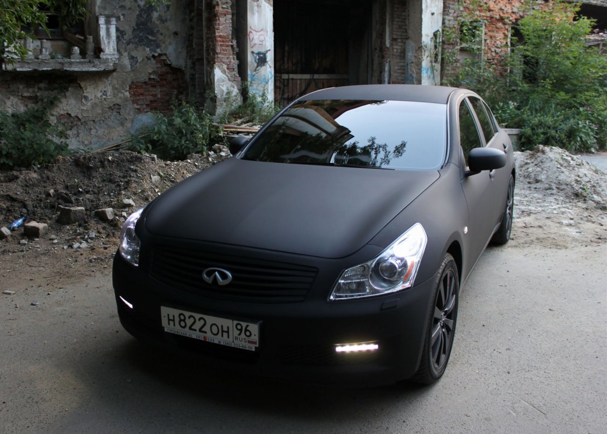 Инфинити g35 черная матовая