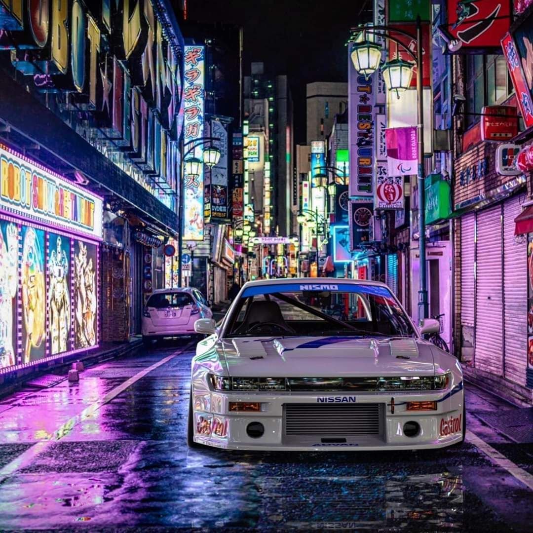 Nissan Silvia s13 неон