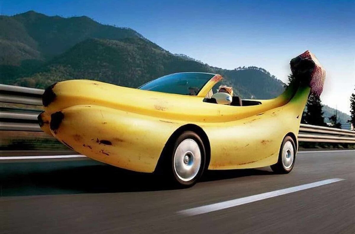 Машинка банан