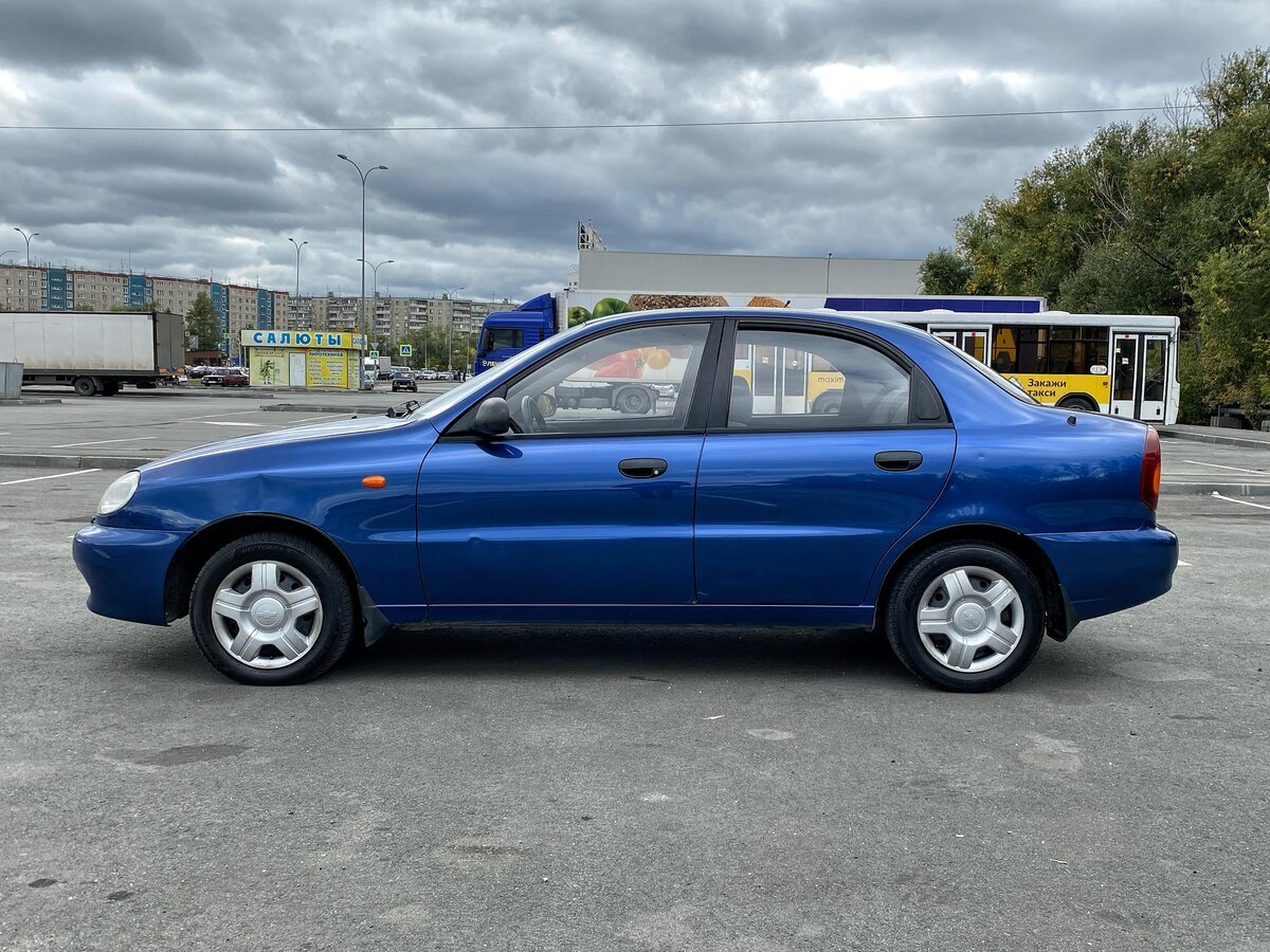 Lanos Chevrolet синий Престиж цвет