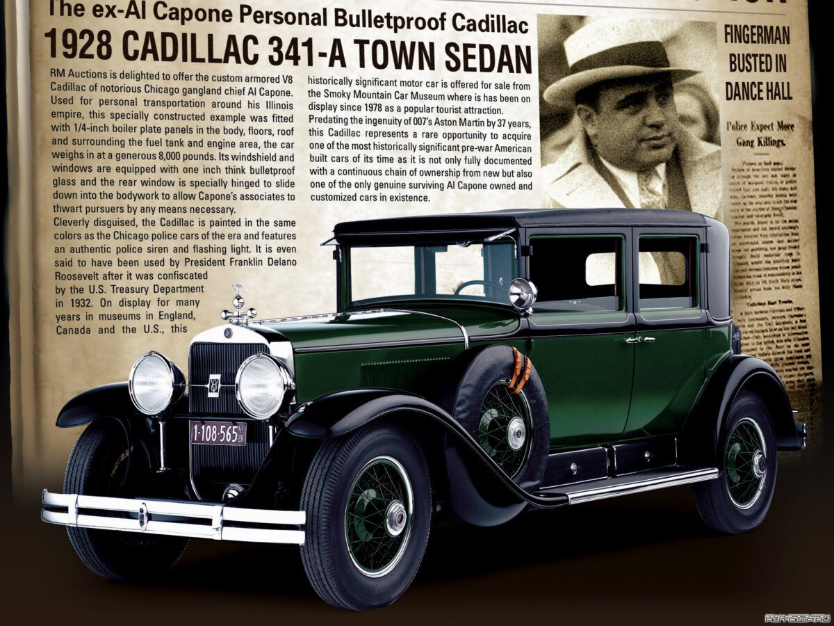 Cadillac v8 341-a Town sedan