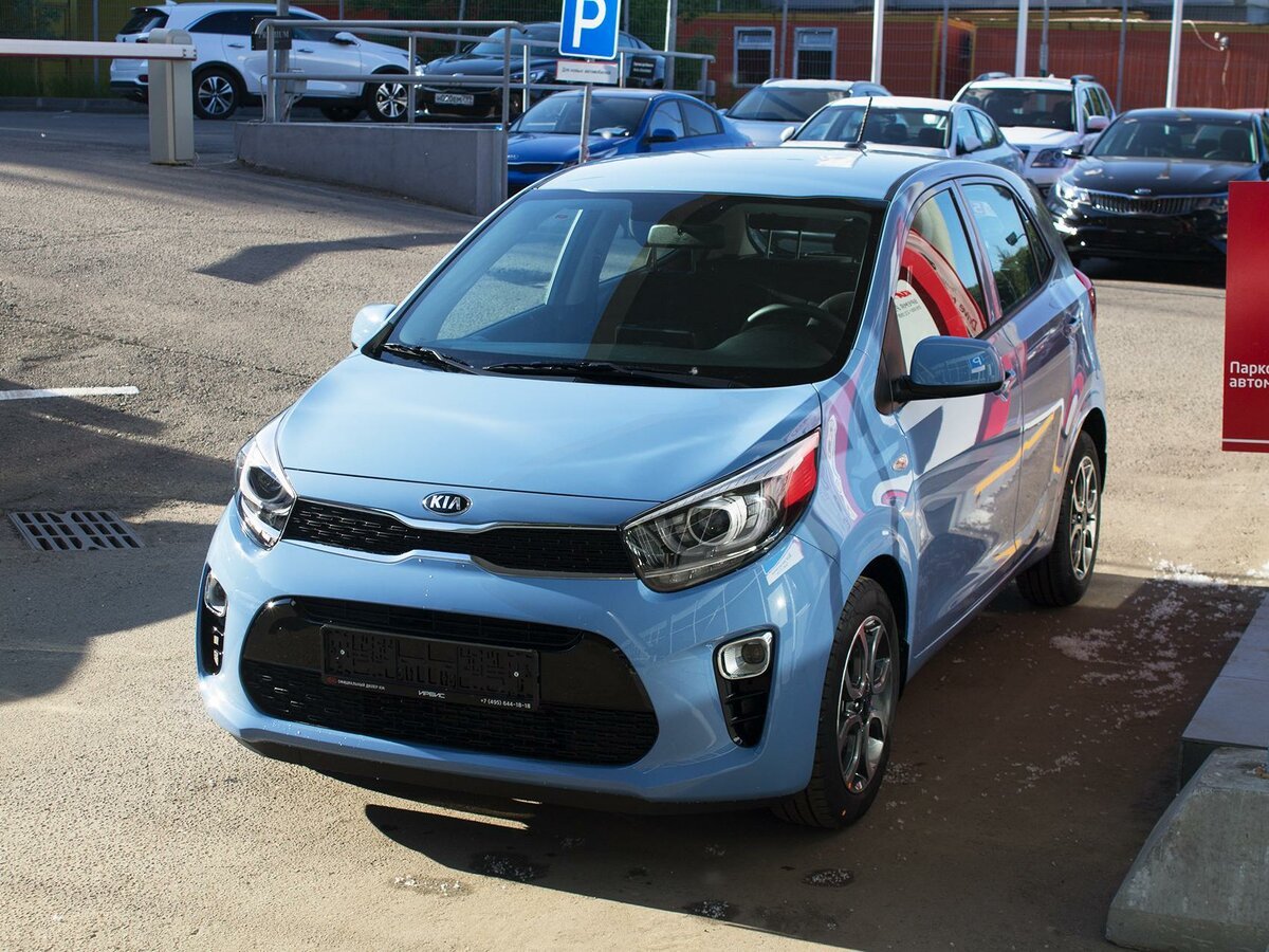 Kia Picanto голубая 2019