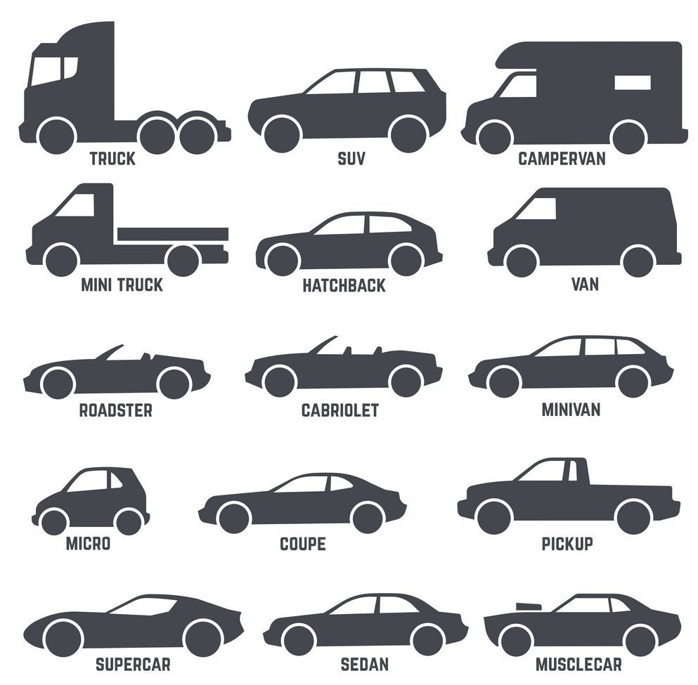 Классы кузовов автомобилей