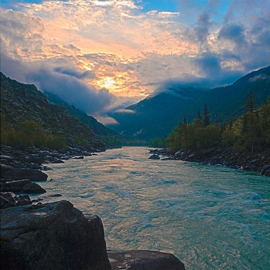 Река орой Алтай