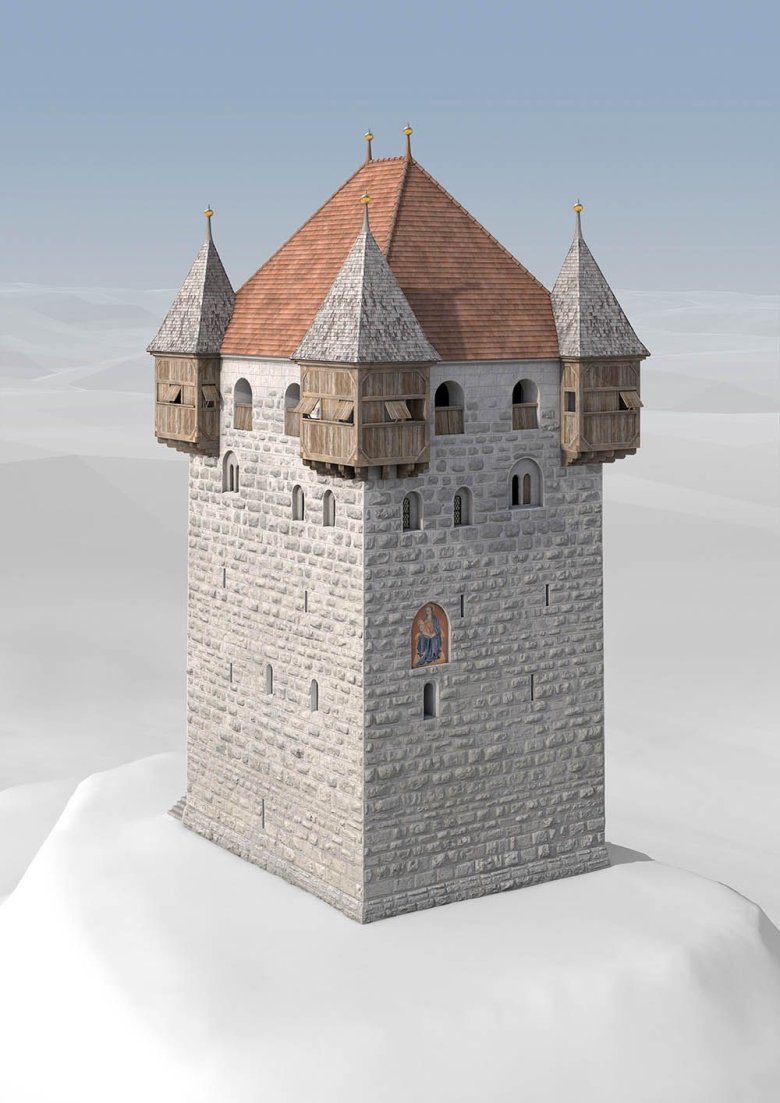 Башни замков средневековья