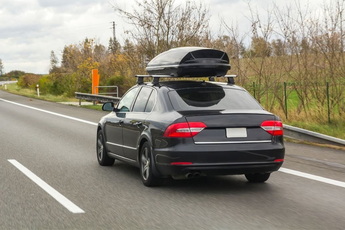 CLS shooting Brake с автобоксом на крыше