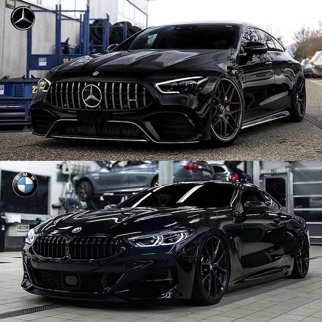 Mercedes Benz AMG gt63 vs BMW m8 Black Edition
