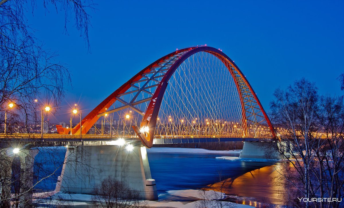 Бугринский мост Новосибирск ЕВРАЗ