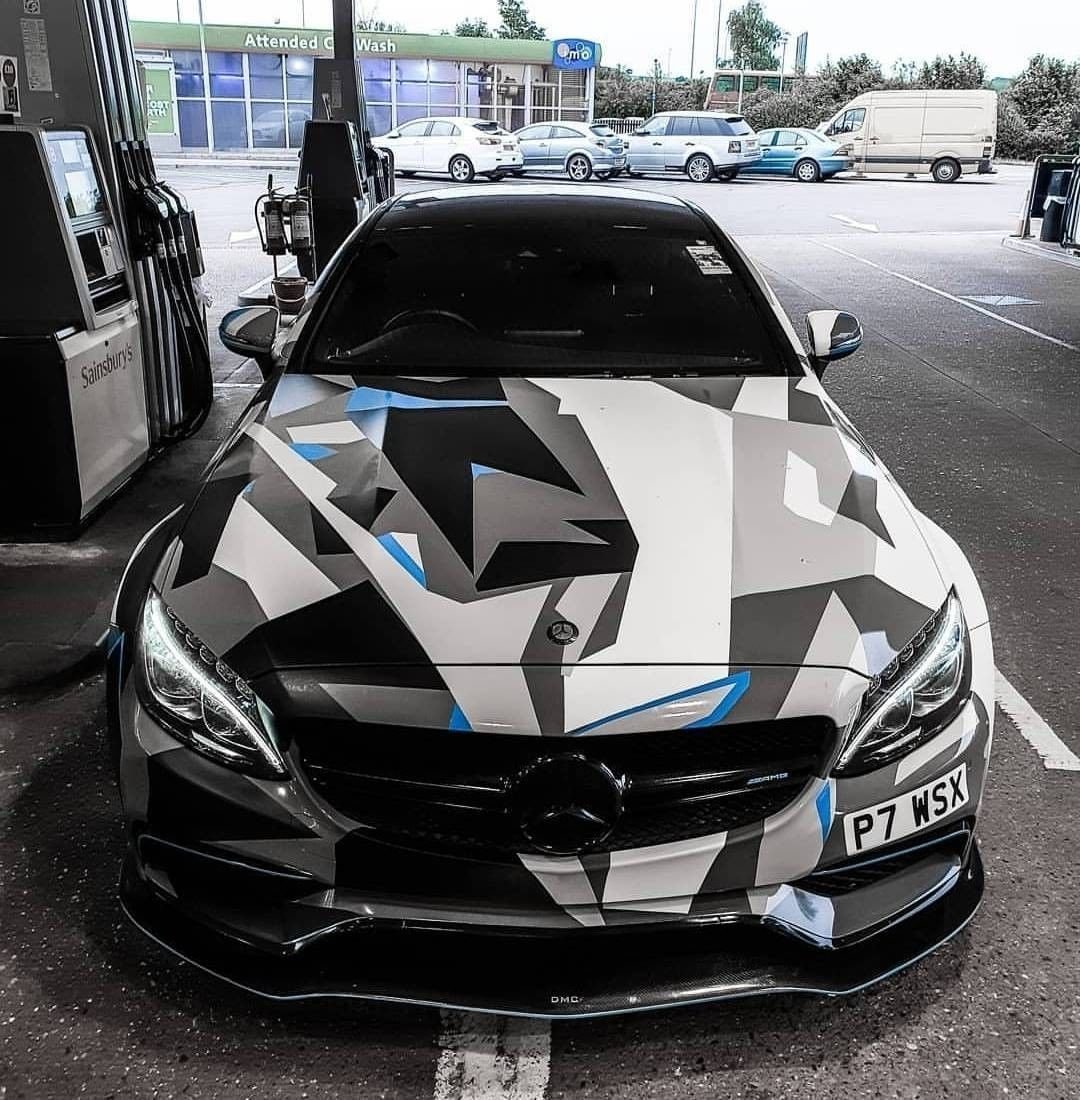 E63 AMG В камуфляже