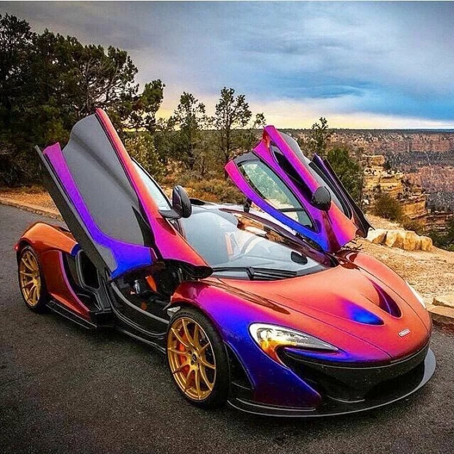 MCLAREN p1 фиолетовый