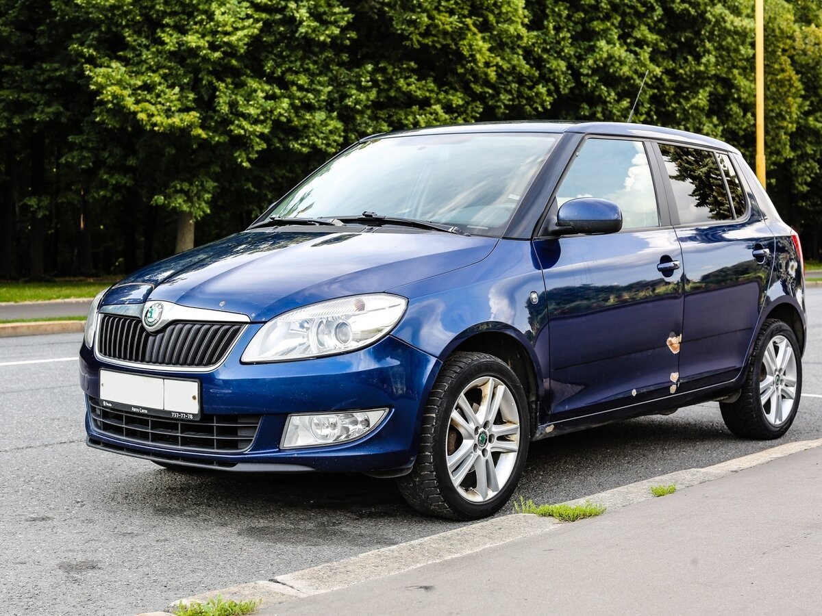 Skoda Fabia Рестайлинг 2010