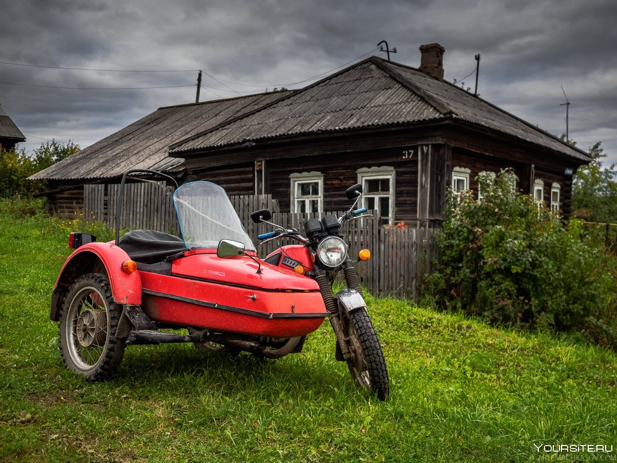 Урал мотоцикл деревенский