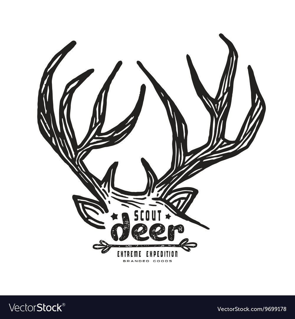 Логотип Оленья рога на футболках