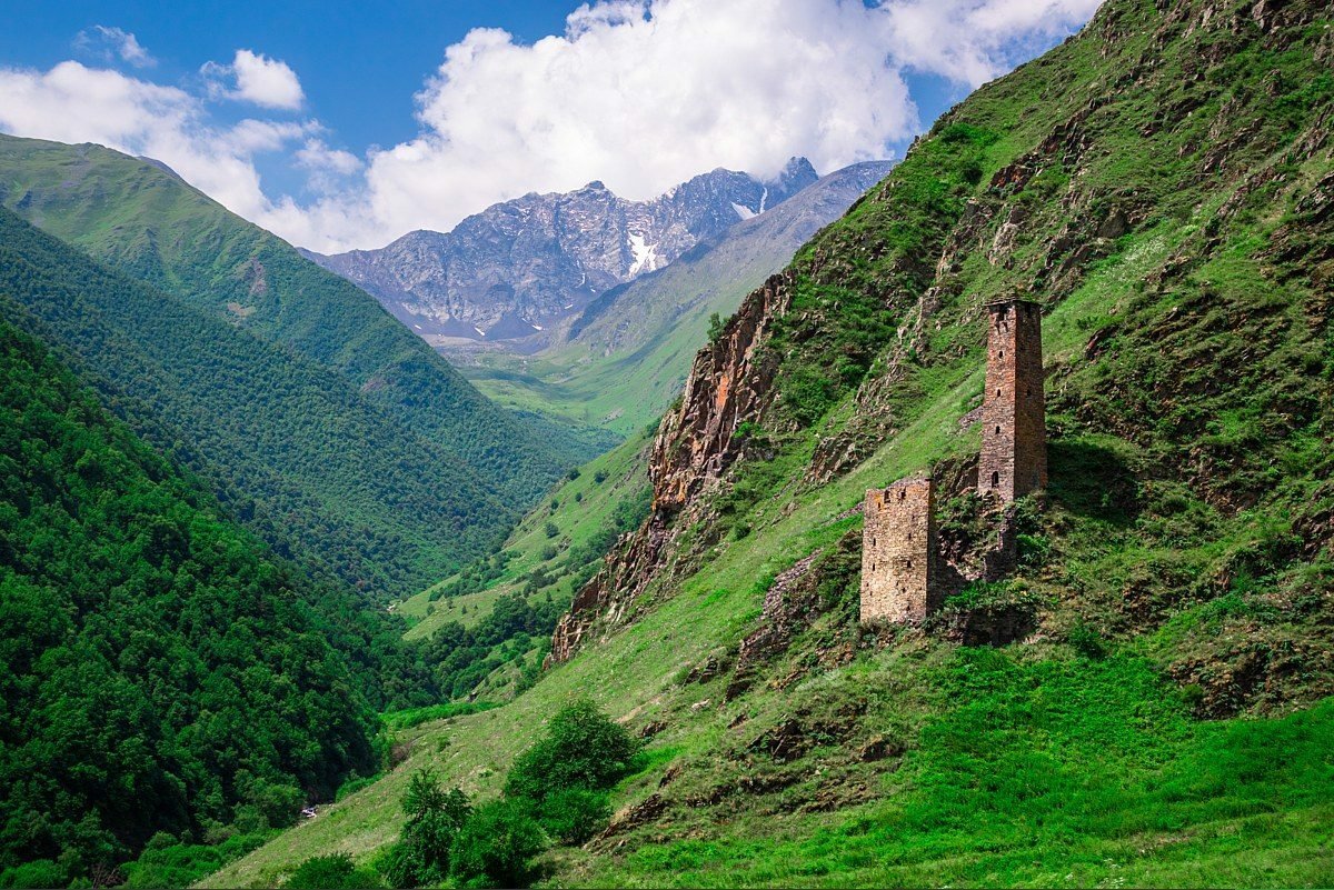 Горы Чечни Итум Калинский район