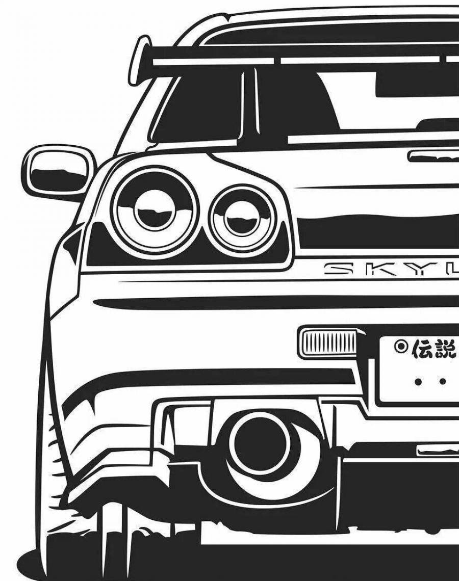 Nissan Skyline r34 Art